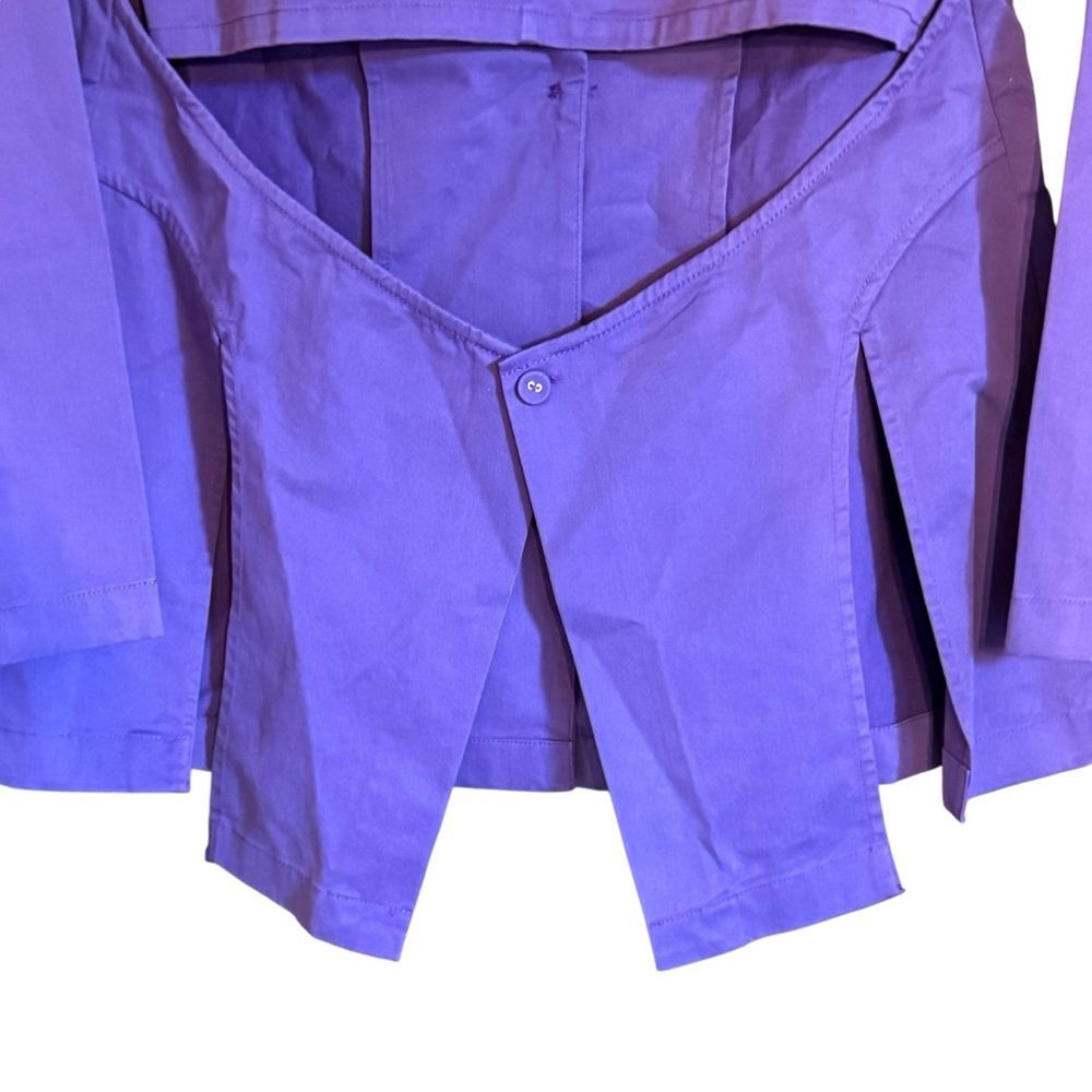 The Drop Vibrant Purple Blazer w/ Back Cutout Size Large - Picture 5 of 7